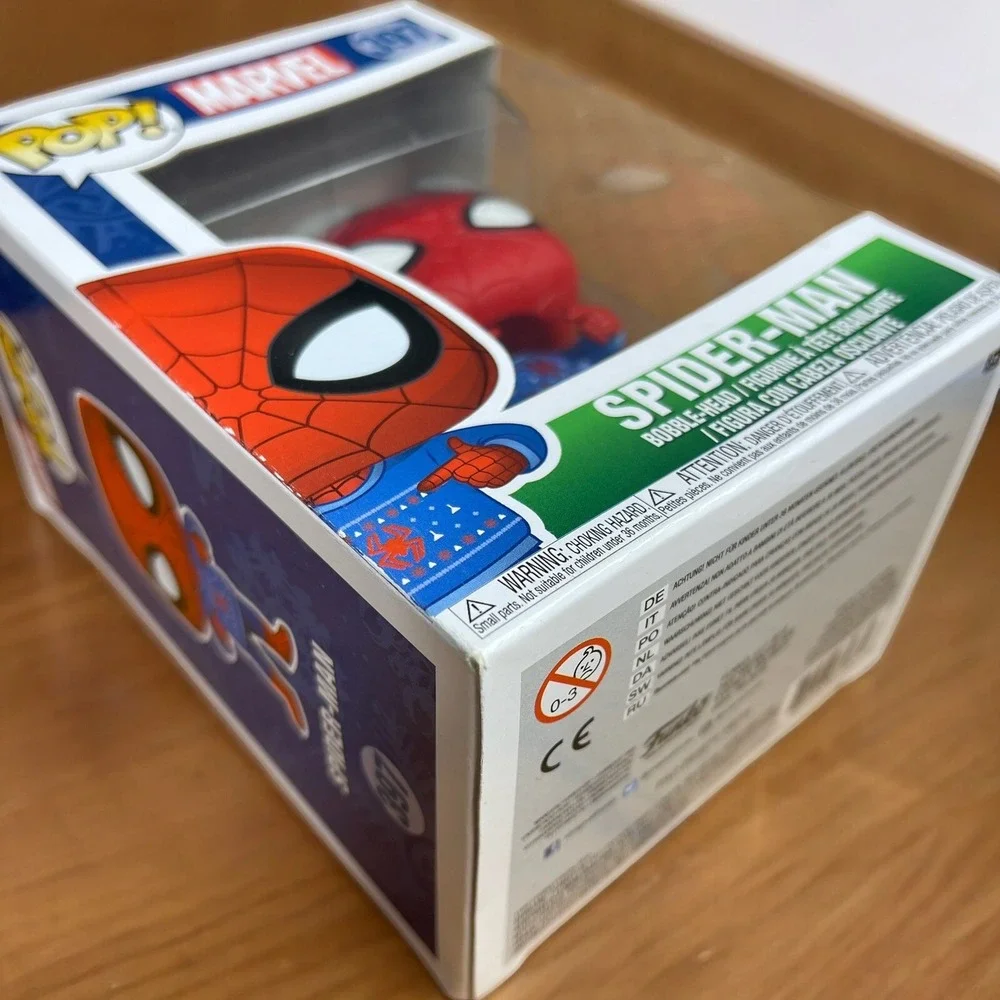 Lot Of 2 Funko Pop! Marvel Spider-Man Vinyl Figures #397 & #470 Bobble Heads‎